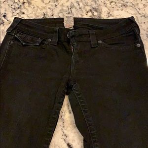 True Religion Black/Blue Denim